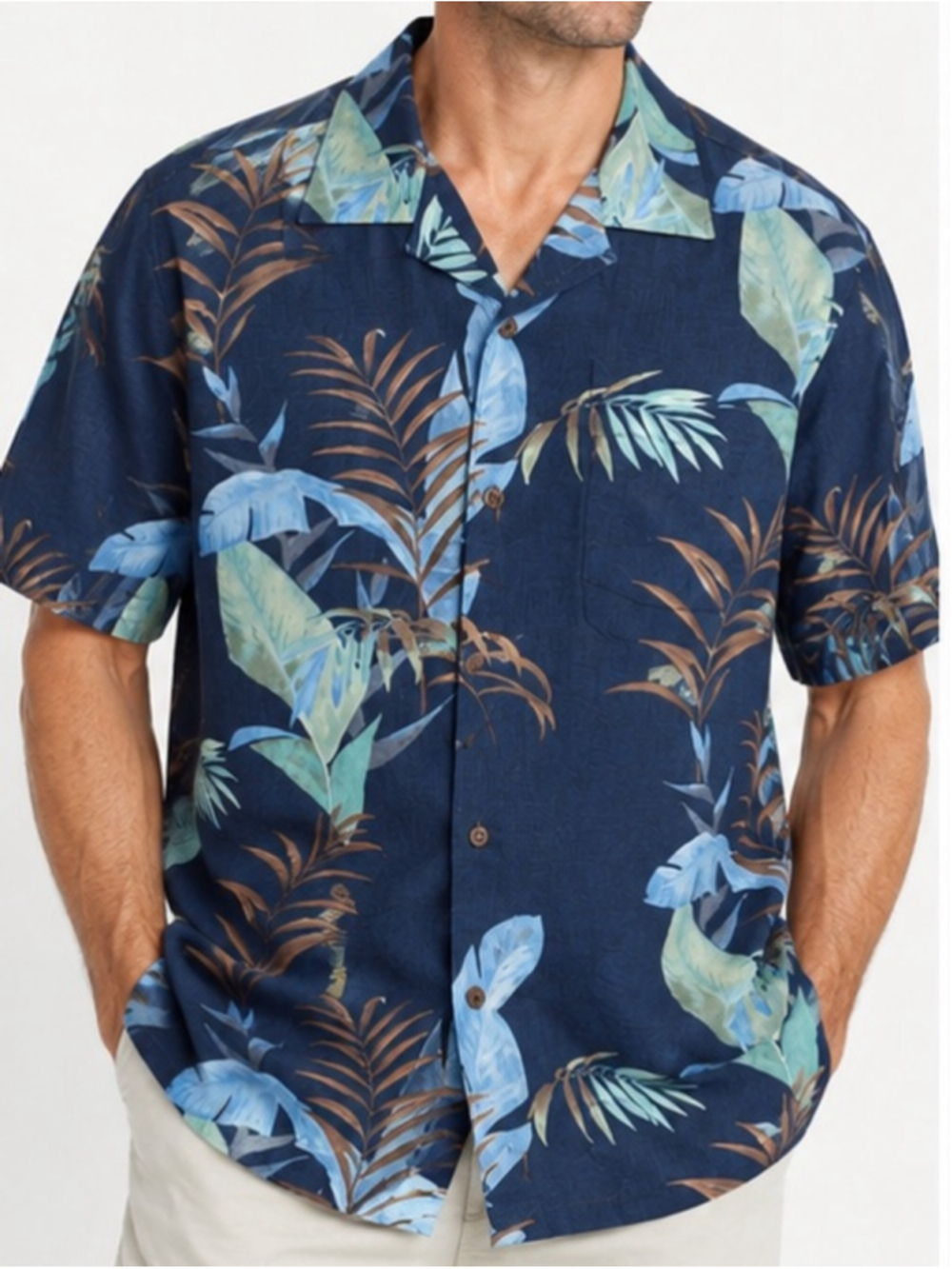 Tommy Bahama 100% Silk Tropical Hawaiian Camp Shirt 🌴